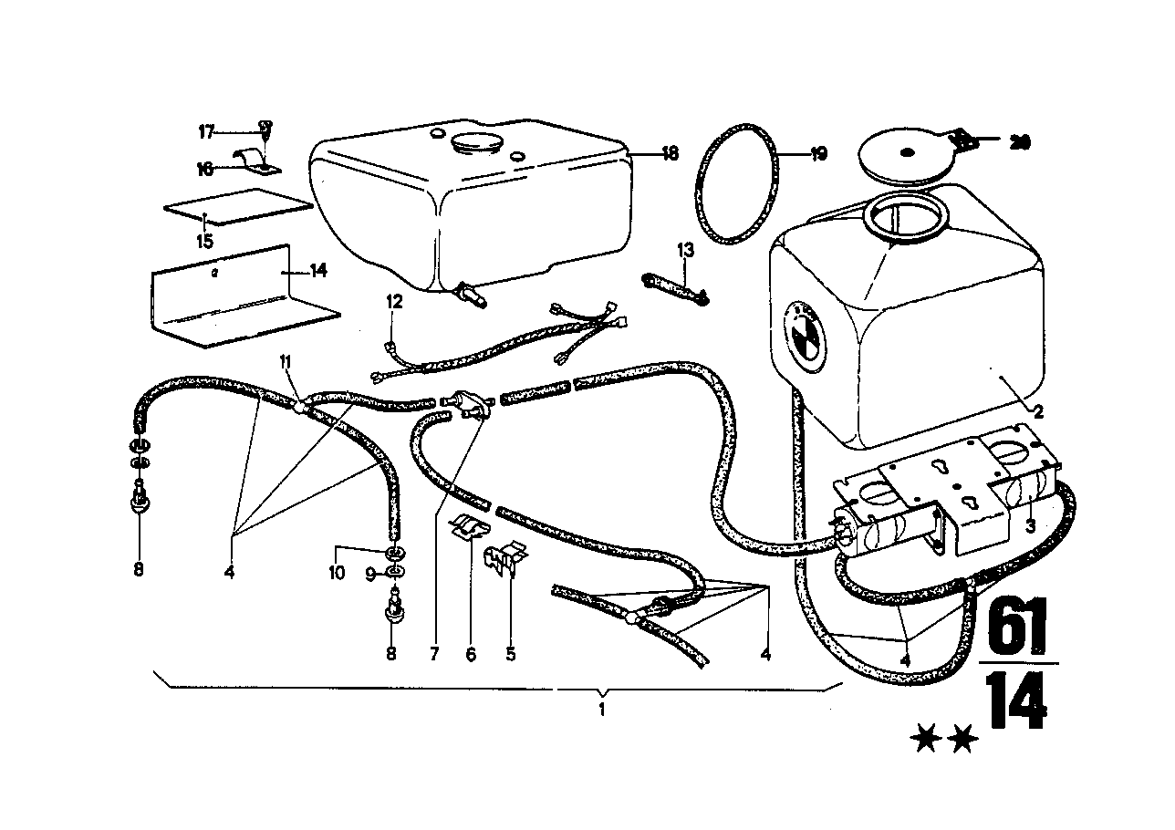 BMW 61671355029 Spray Nozzle