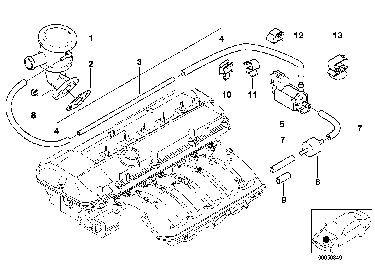 BMW 11787503123 Holder