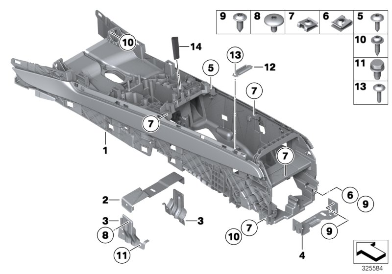 BMW 51169262797 CONNECTION PLATE