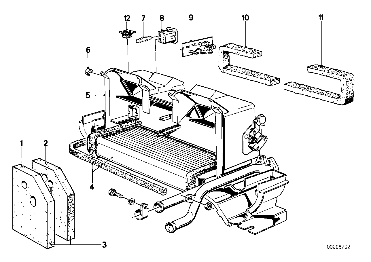 BMW 64111358890 Clamp