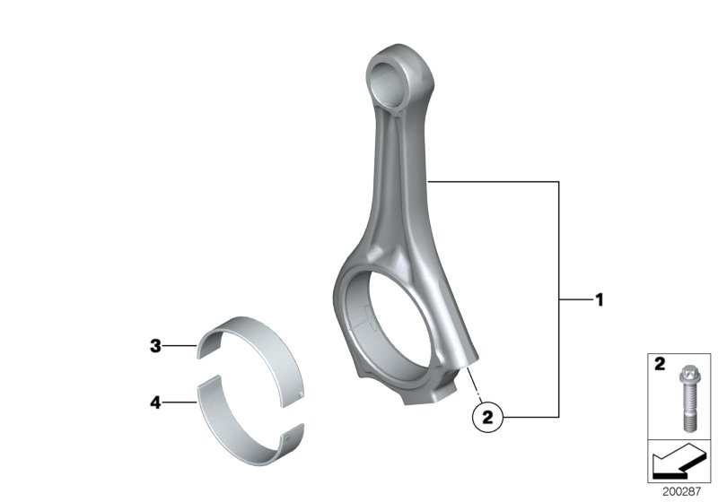 BMW 11247559458 Connecting Rod