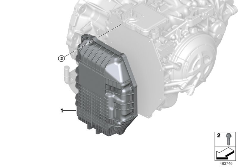 BMW 24118699901 OIL PAN