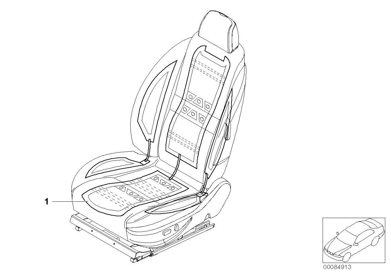 BMW 64117005823 Seat Heating