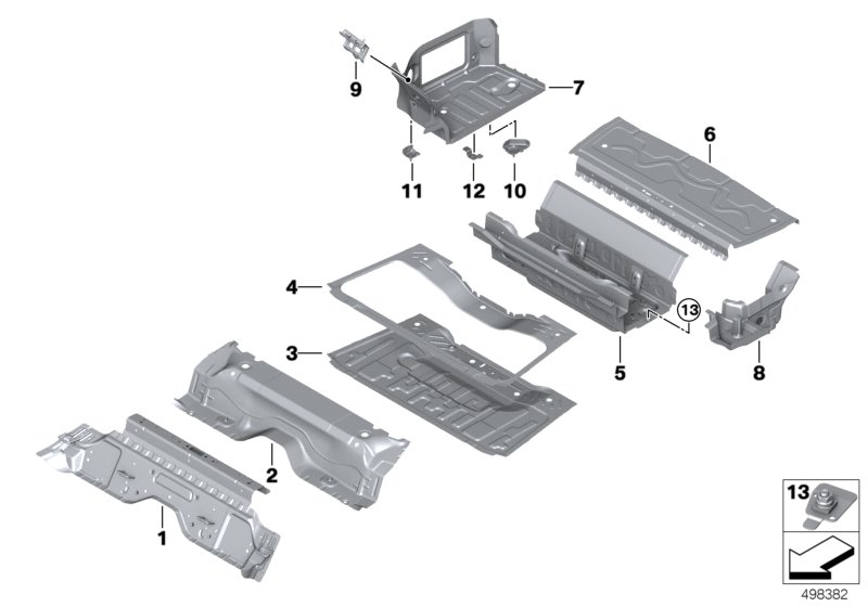 BMW 41009448831 BRACKET FOR B+ JUNCTION POIN