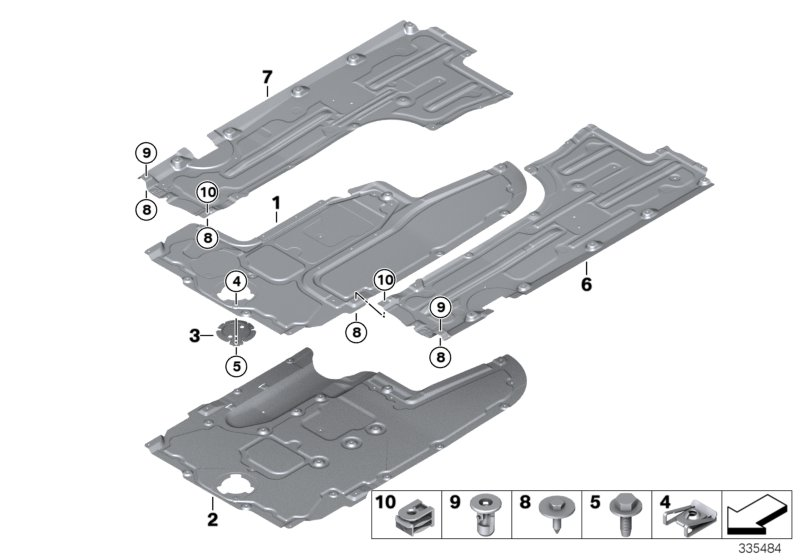 BMW 51757193220 Underfloor Coating Center