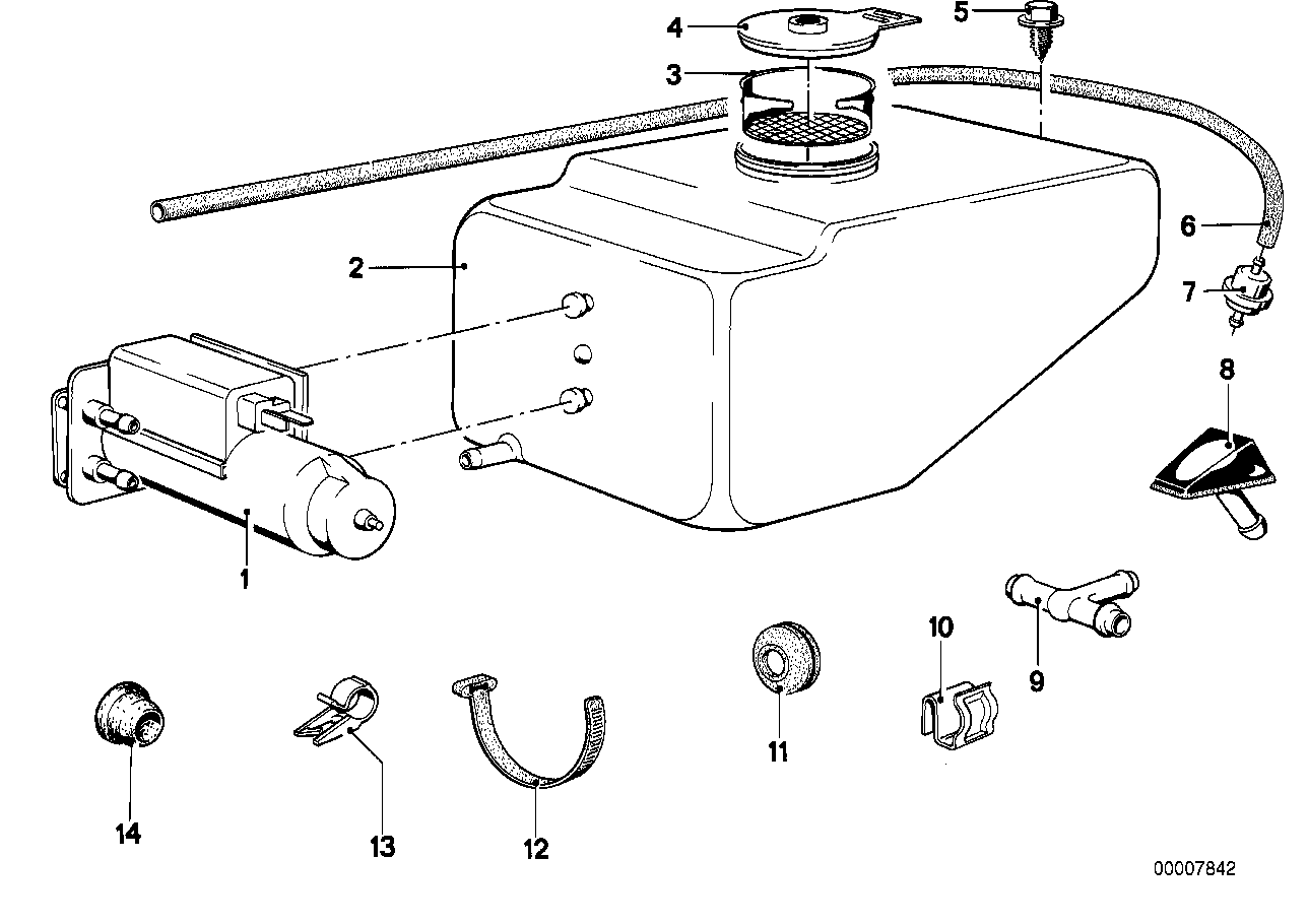 BMW 61661361246 Spray Nozzle