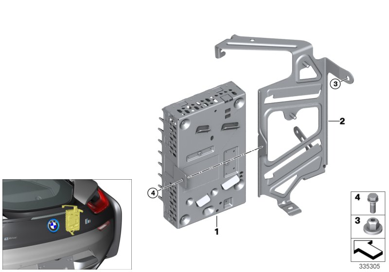 BMW 65122622848 AMPLIFIER HIFI SYSTEM