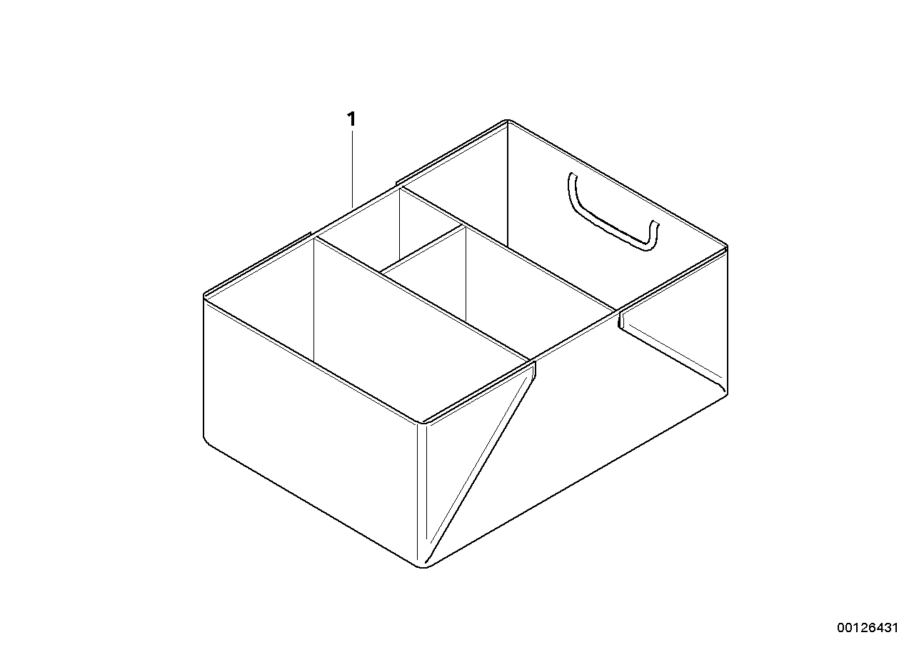 BMW 82110152596 Cargo Tray