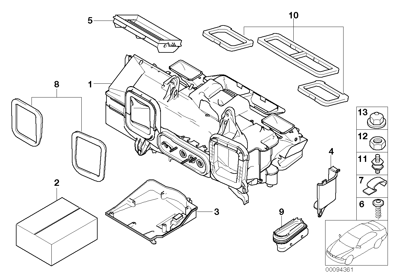 BMW 32411097165 Rubber Mounting