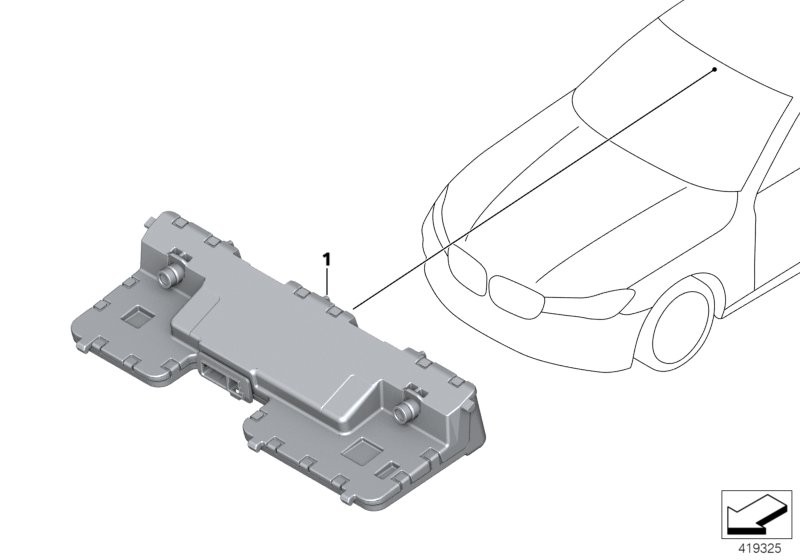 BMW 66516842126 Camera-Based Driver Assistance System