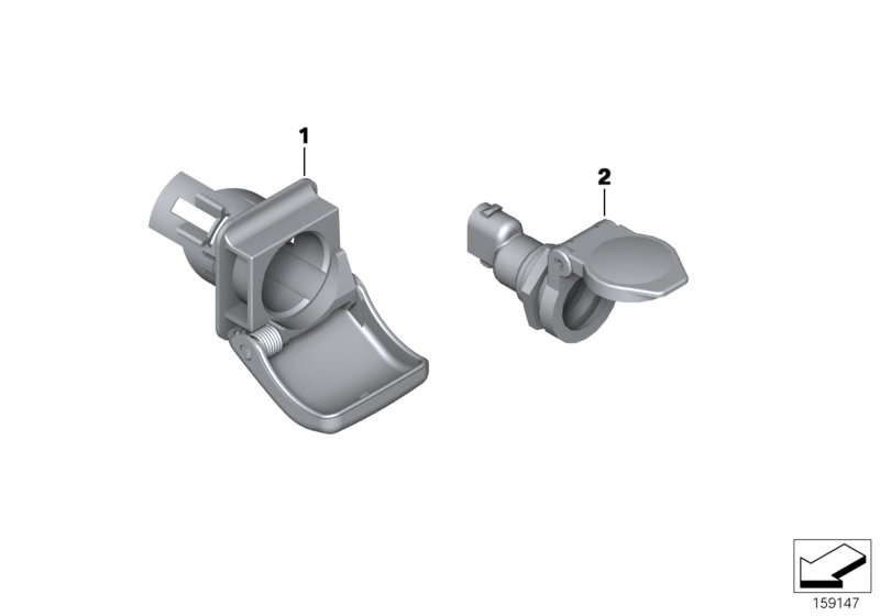 BMW 61346911323 Socket Mount