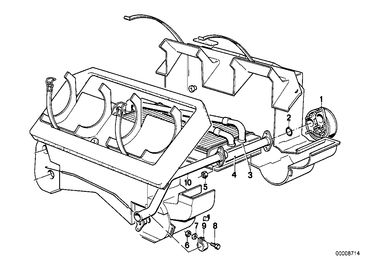 BMW 64111360820 Water Valve