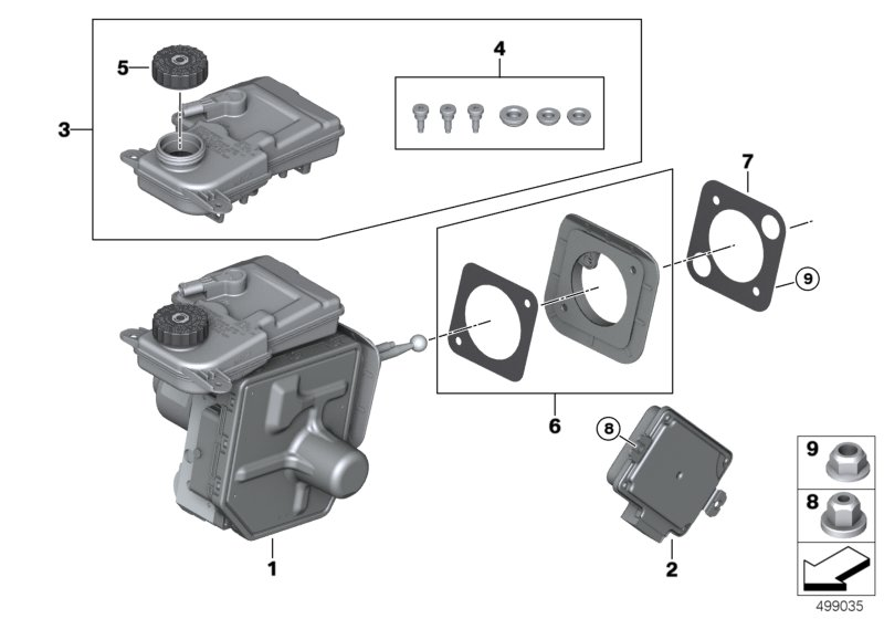 BMW 34516862048 POWER BRAKE