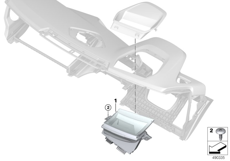 BMW 62308714304 HEAD-UP DISPLAY