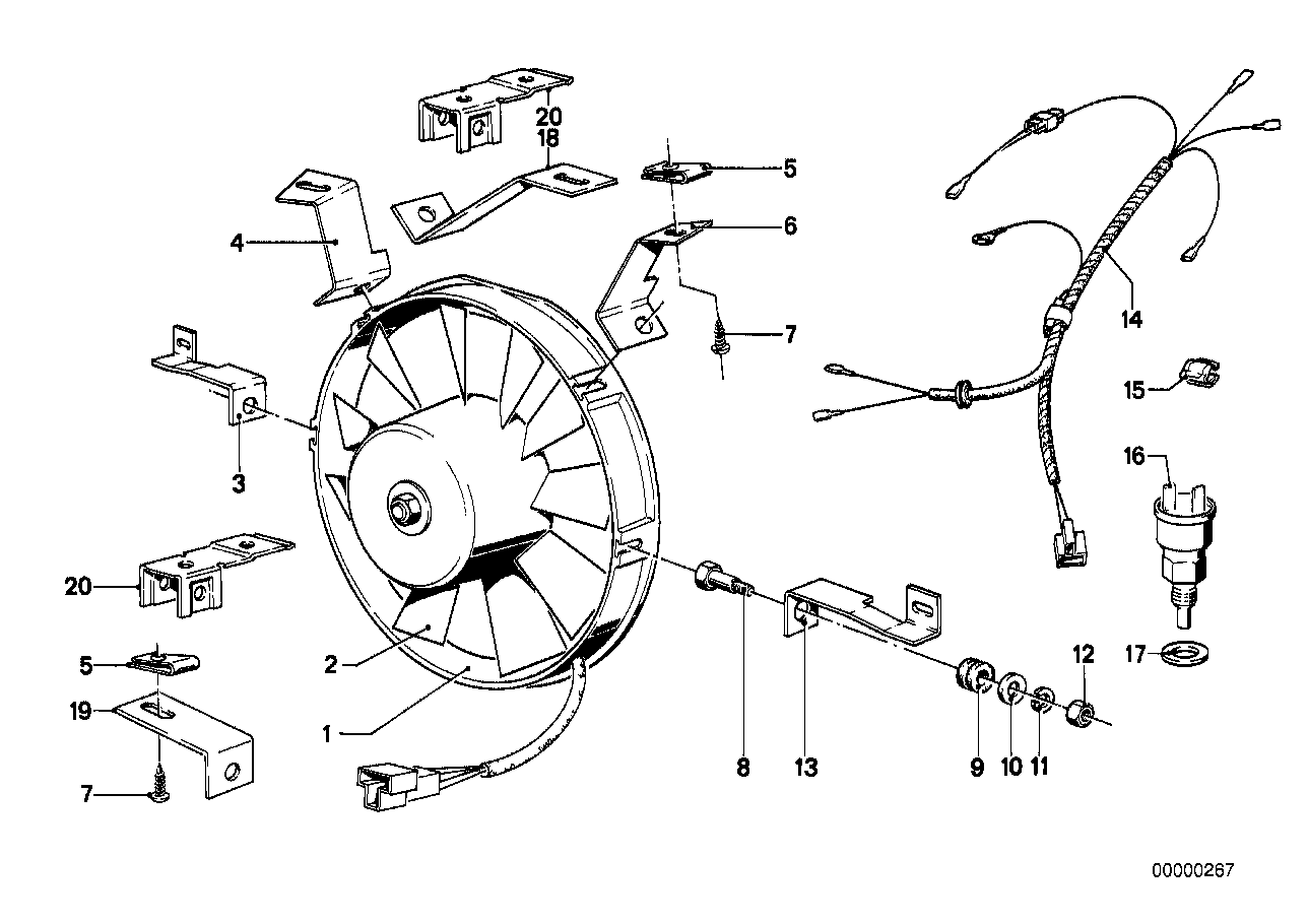 BMW 17401366532 Bracket