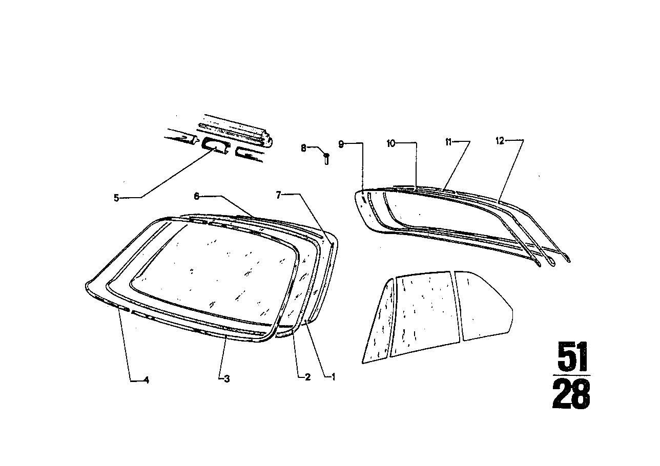 BMW 51317740118 Decorative Frame Right