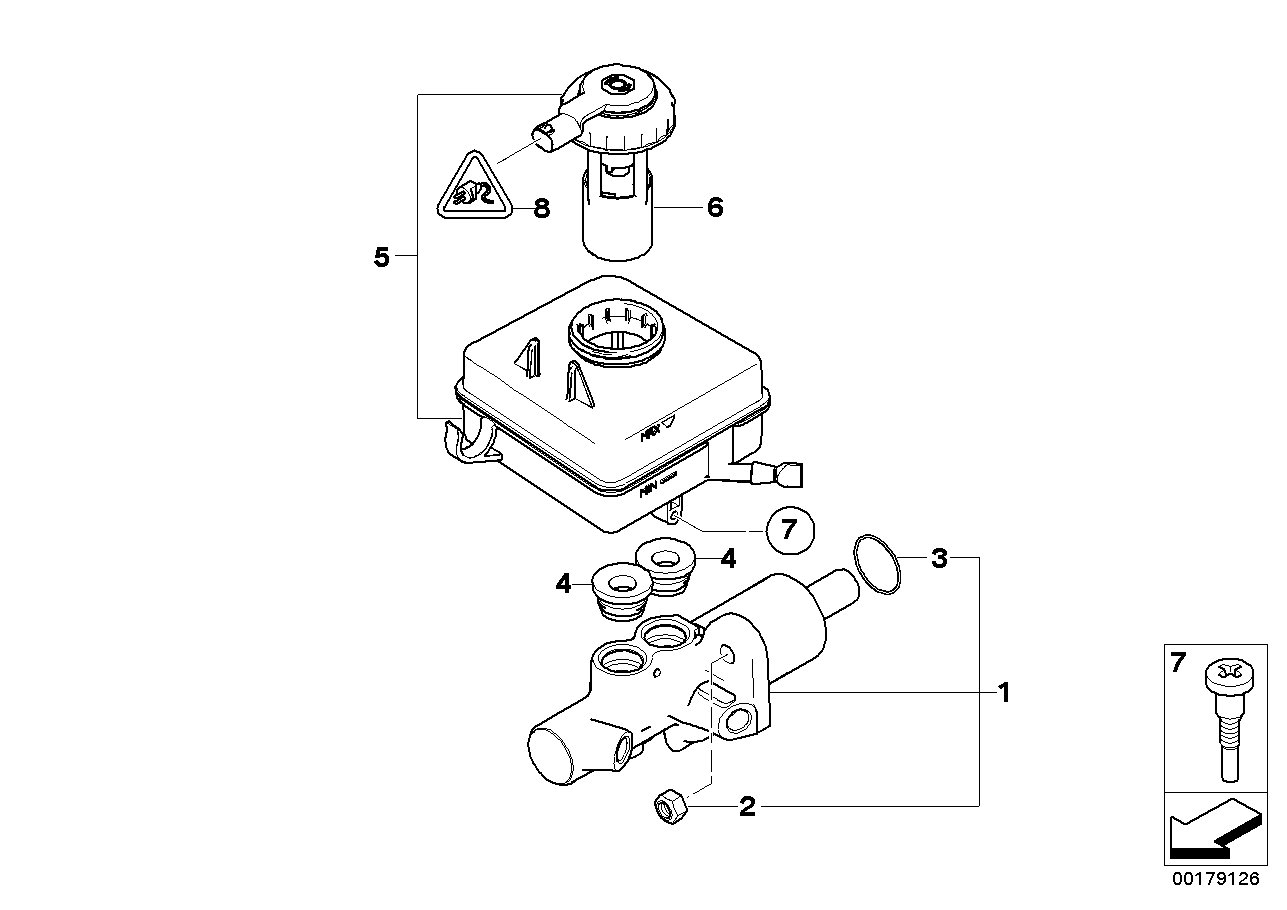 BMW 34316761073 Expansion Tank