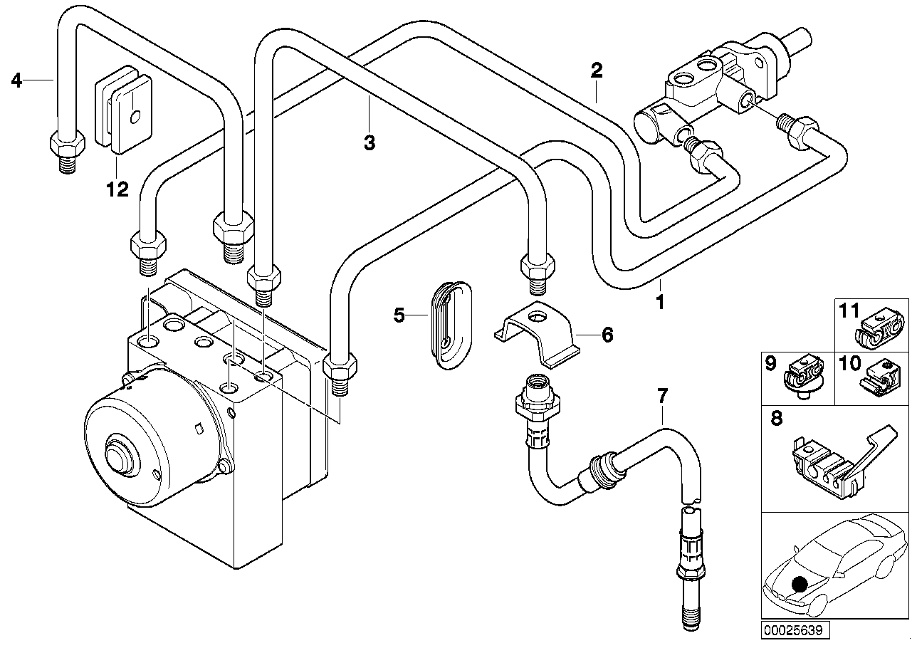 BMW 34326754598 Pipe