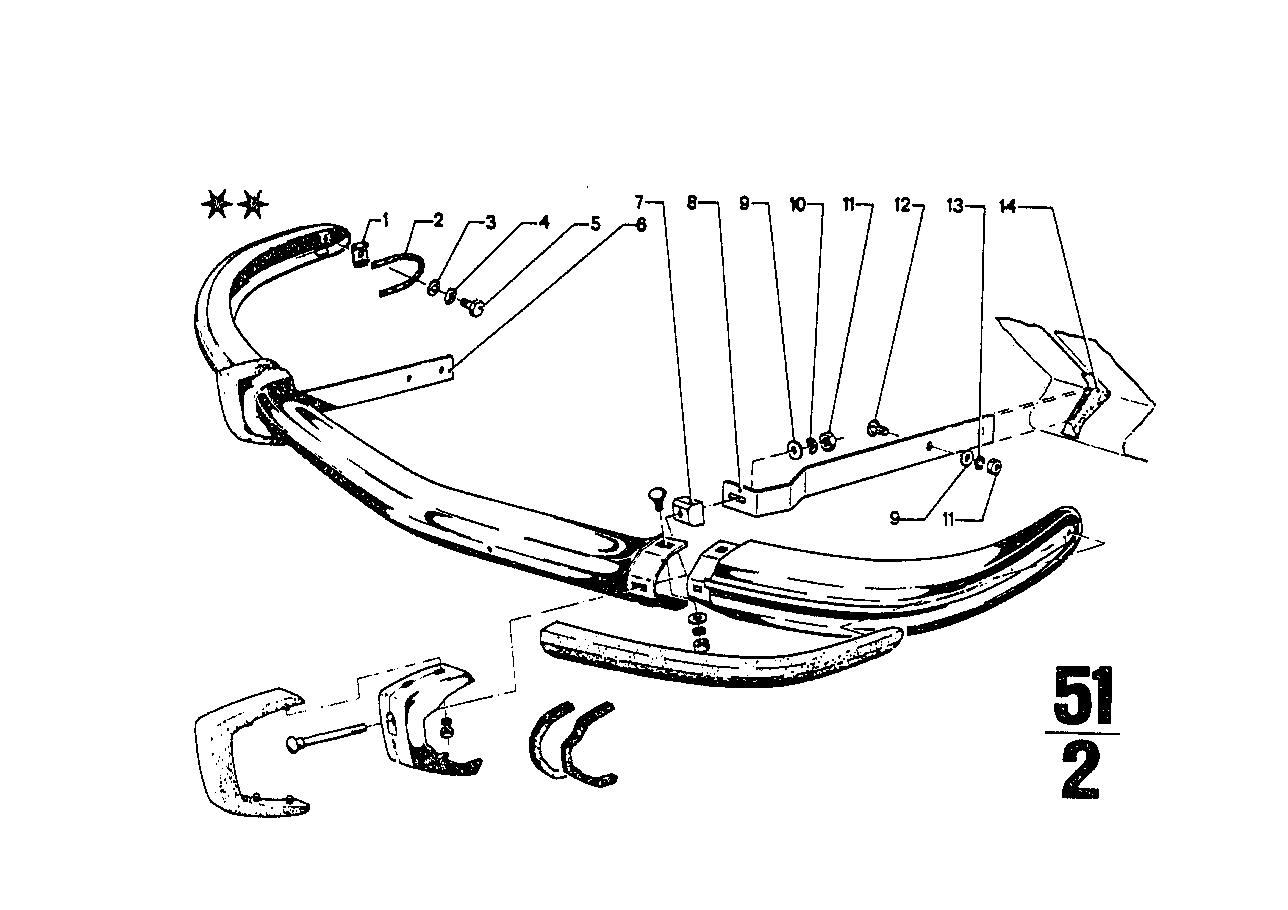 BMW 51111810526 Spring Clip