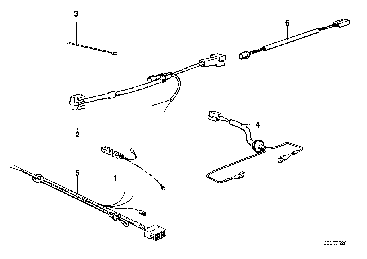 BMW 61121369540 Wiring Storing Partition