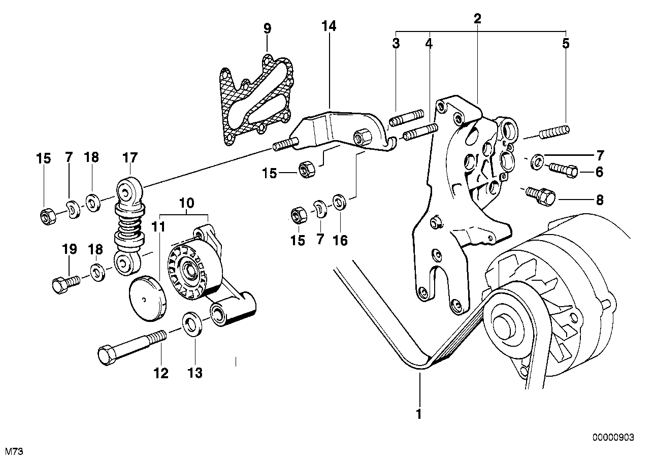 BMW 07119905850 Fit Bolt