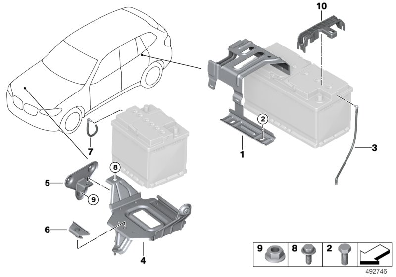 BMW 61218703396 BATTERY TERMINAL PROTECTIVE