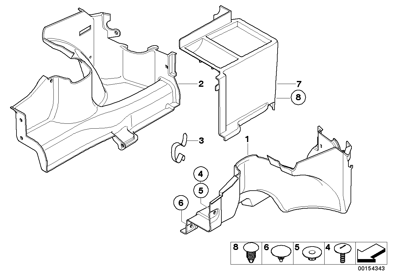 BMW 51478040193 Panel, Battery Compartment