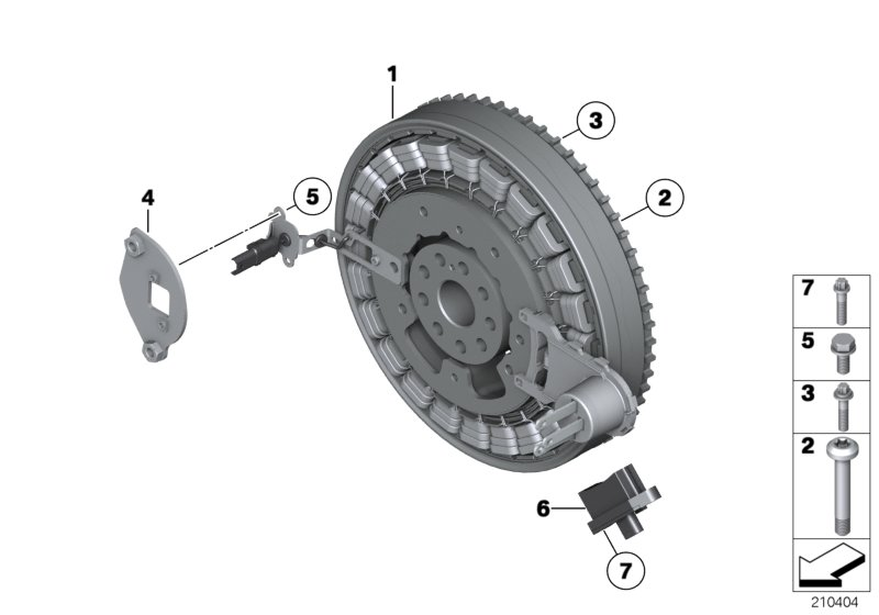 BMW 11227593822 Torx-Countersunk Screw