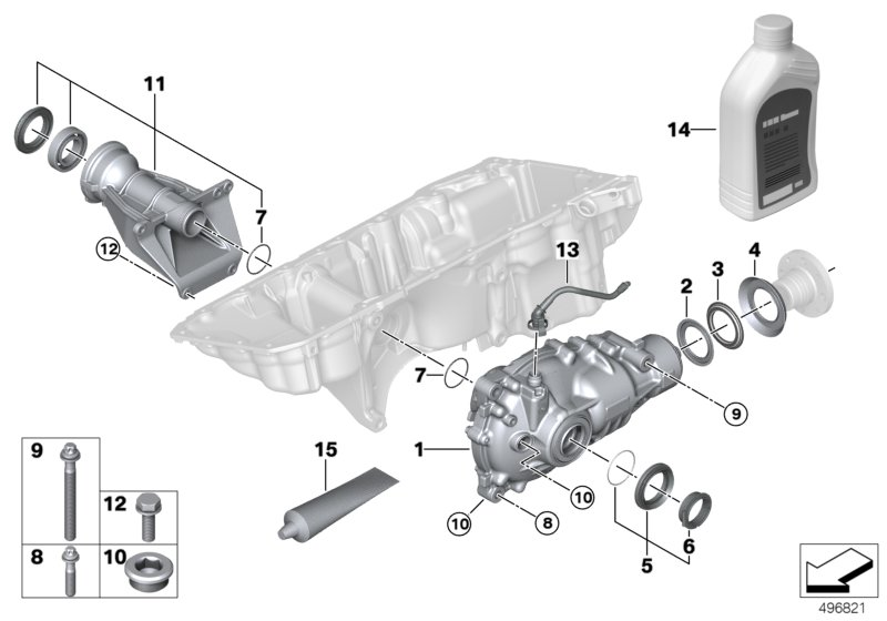 BMW 31508488200 AT-FRONT DIFFERENTIAL