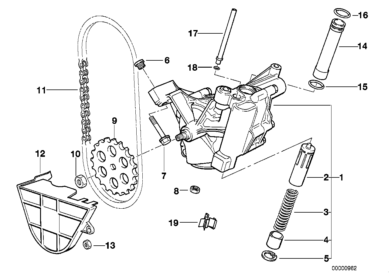 BMW 07119900560 Self-Locking Hex Nut