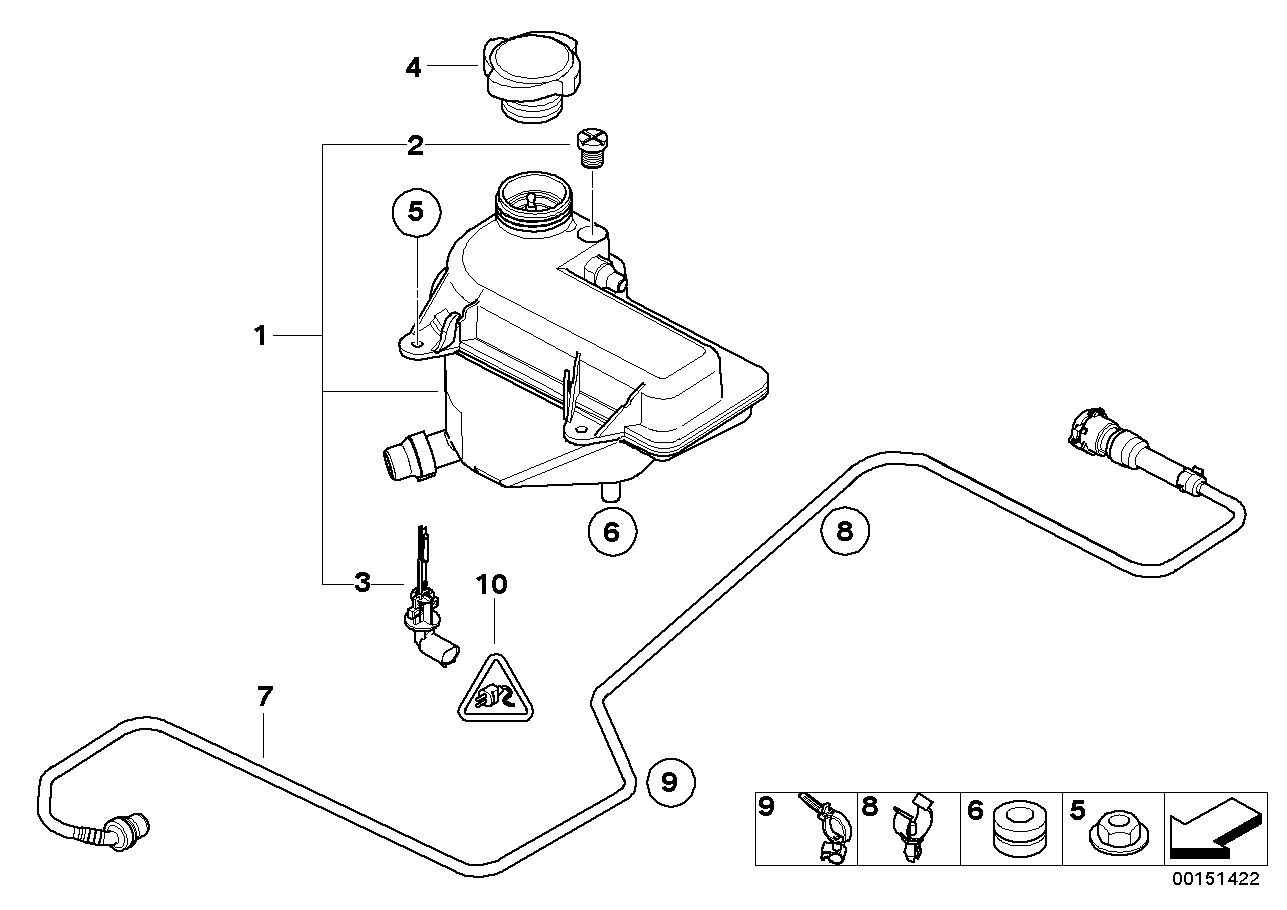 BMW 17227837713 Cable Tie