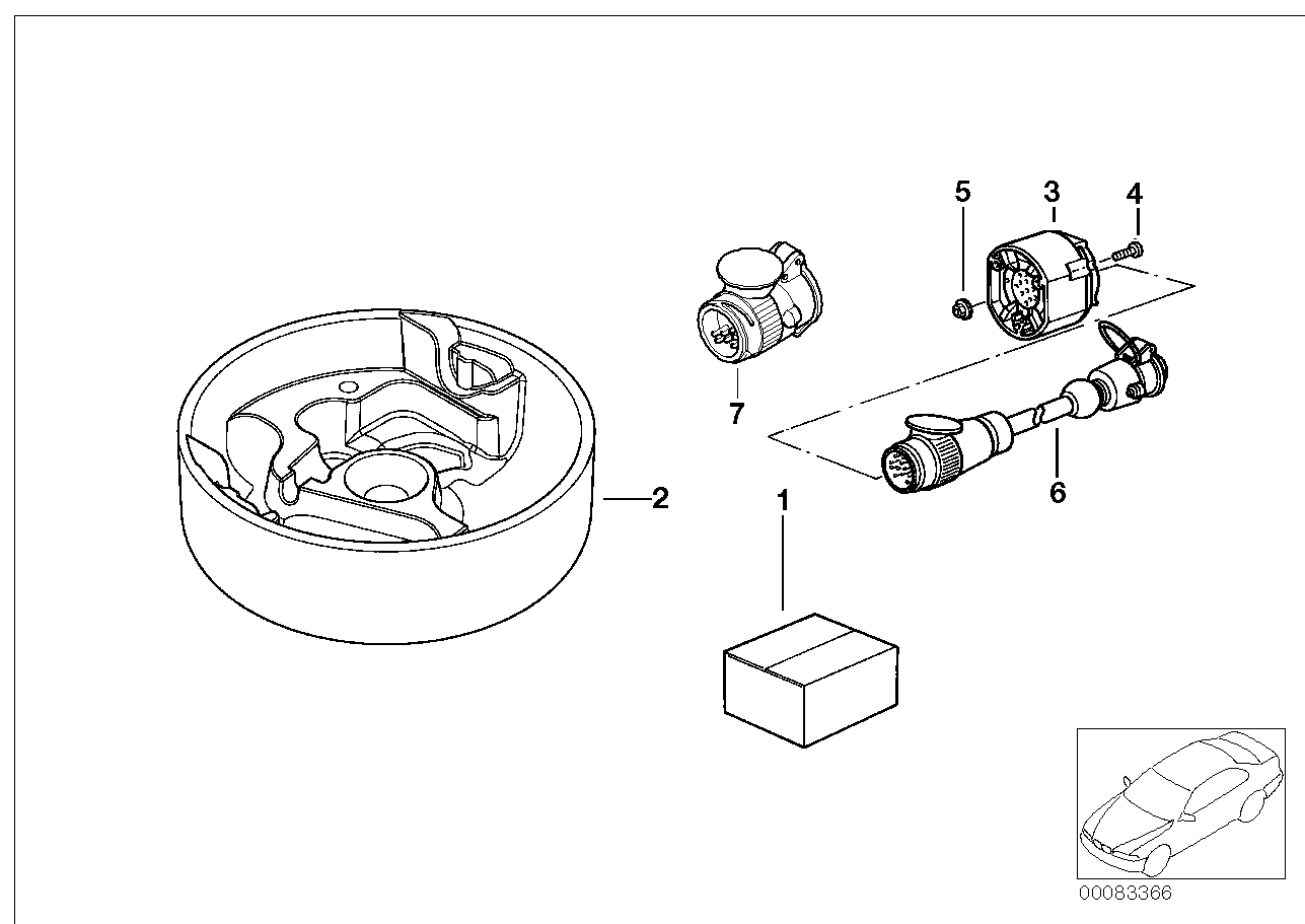 BMW 71601092805 BALL HITCH BRACKET