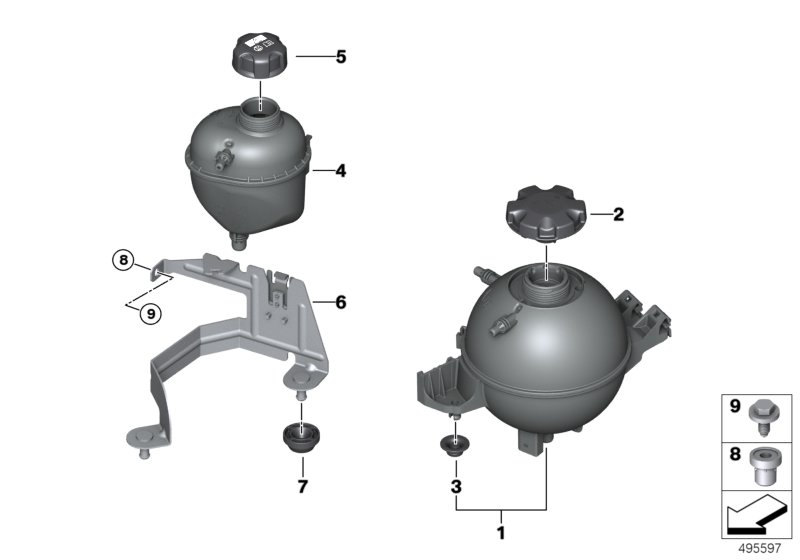 BMW 17138095547 BLIND RIVET NUT