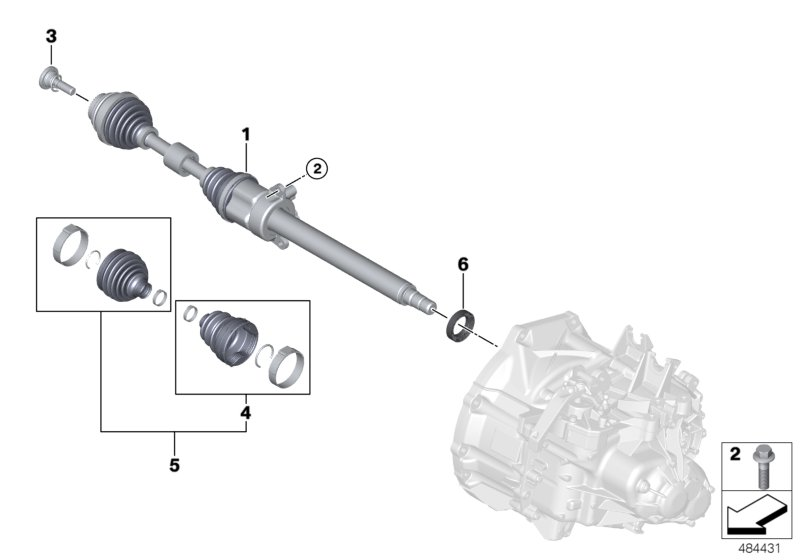 BMW 07119905490 Hex Bolt