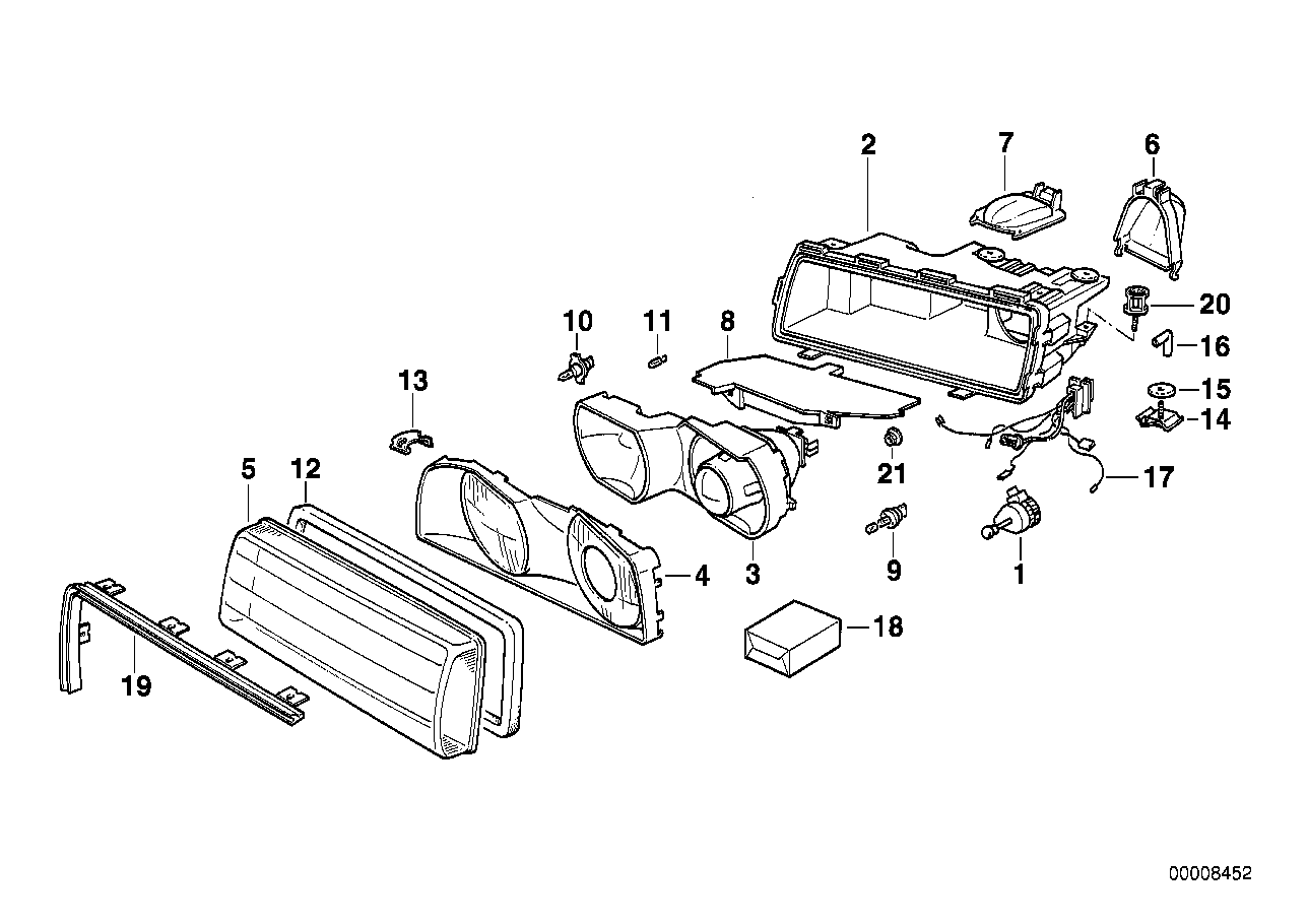 BMW 63128361294 Adjusting Nut