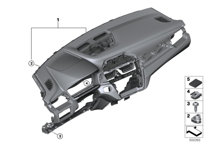 BMW 51459479681 INSTRUMENT PANEL