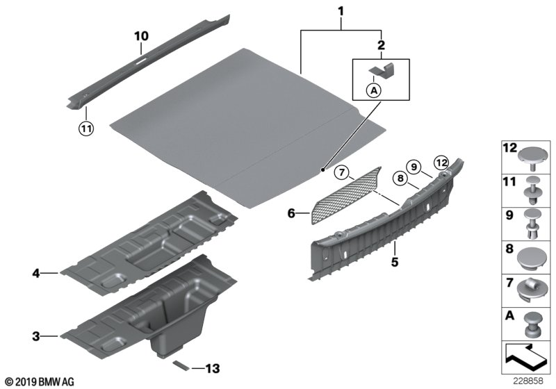 BMW 51477304508 RUBBER BAND