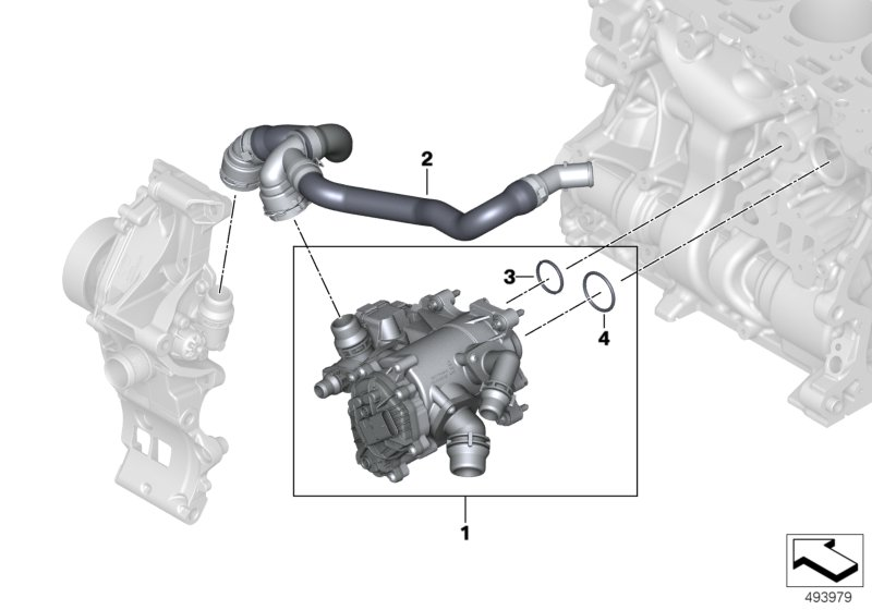 BMW 11538843405 HEAT MANAGEMENT MODULE