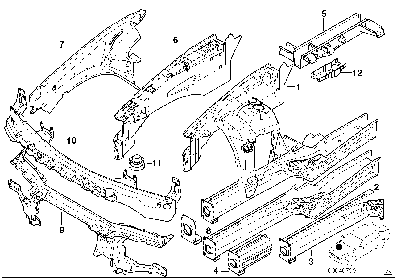 BMW 41007187866 Bracket, Fuel Pipe