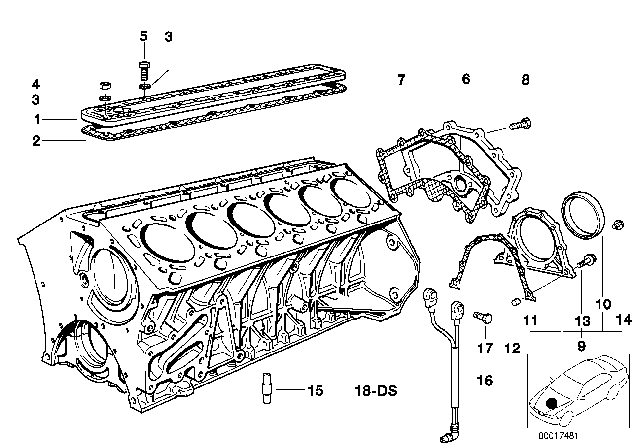 BMW 11421708464 Oil Spraying Nozzle