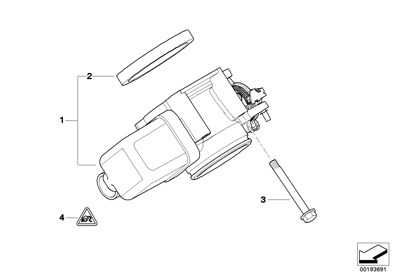 BMW 07119901550 Hex Bolt With Washer