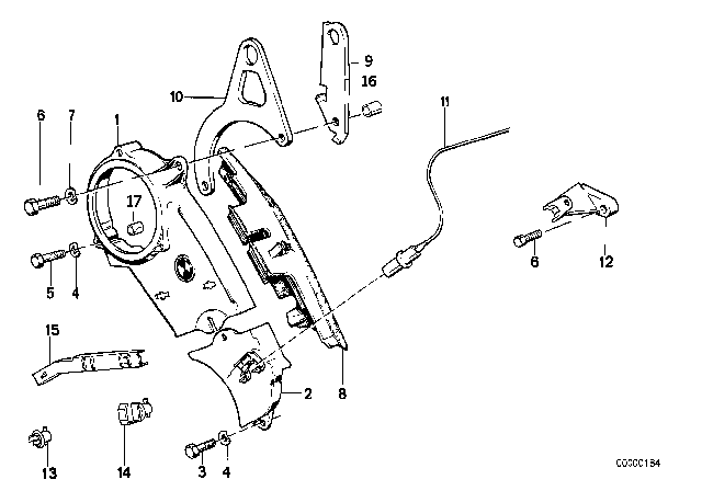 1987 BMW 325e Covering Lower Diagram for 11141714856
