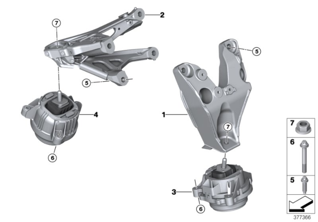 2015 BMW M3 Engine Suspension Diagram