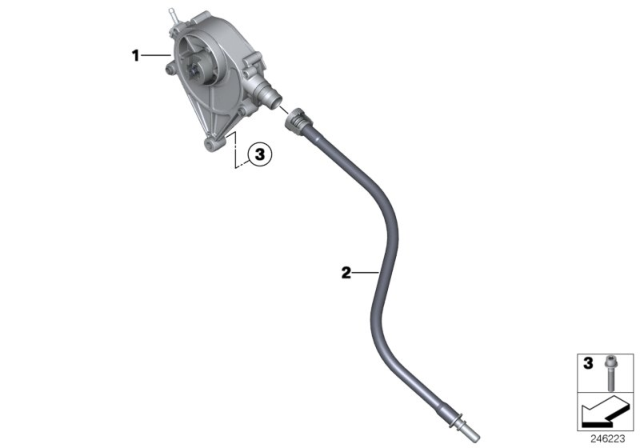 2013 BMW X3 Vacuum Pump Diagram