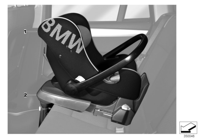 2014 BMW X3 BMW Baby Seat Diagram 2