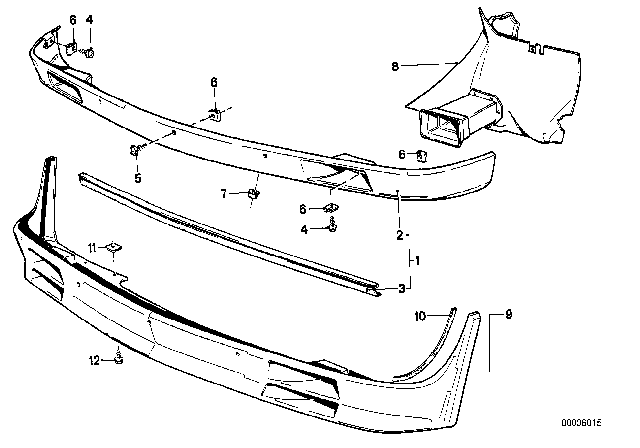 1985 BMW 318i Screw, Self Tapping Diagram for 51711916018