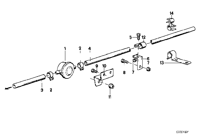 1984 BMW 733i Fuel System Diagram