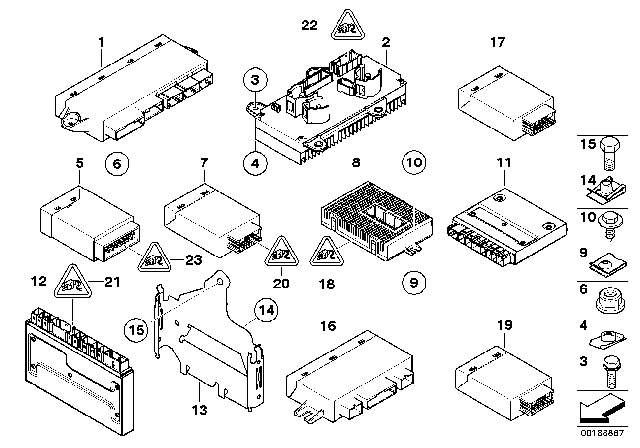 2008 BMW Alpina B7 Socket Housing Diagram for 61136982267