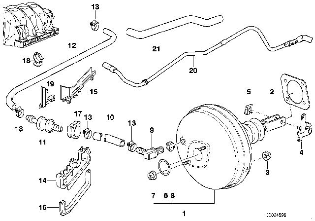 1997 BMW 740i Sealing Lower Diagram for 34301162059