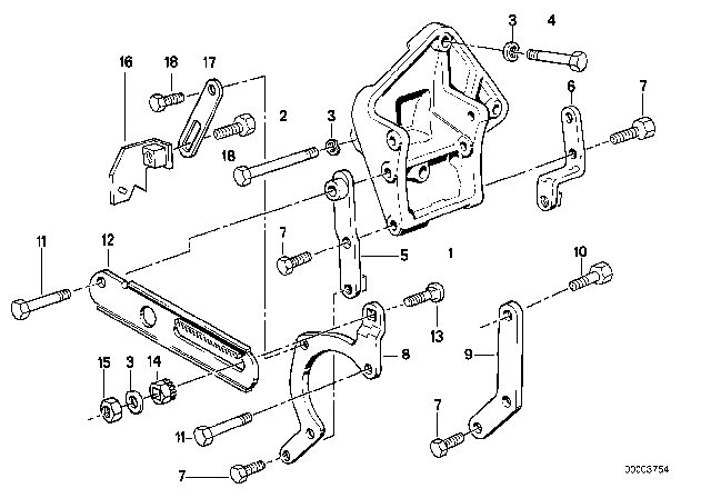 1983 BMW 528e Supporting Plate Diagram for 32411284735